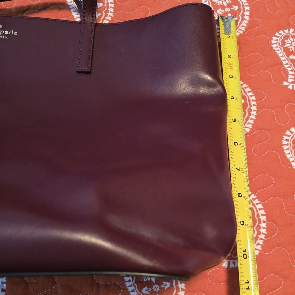 kate spade Burgundy Tote Bag - Picture 6 of 6